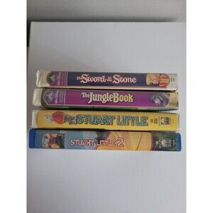 Disney VHS Bundle of 4 Movies